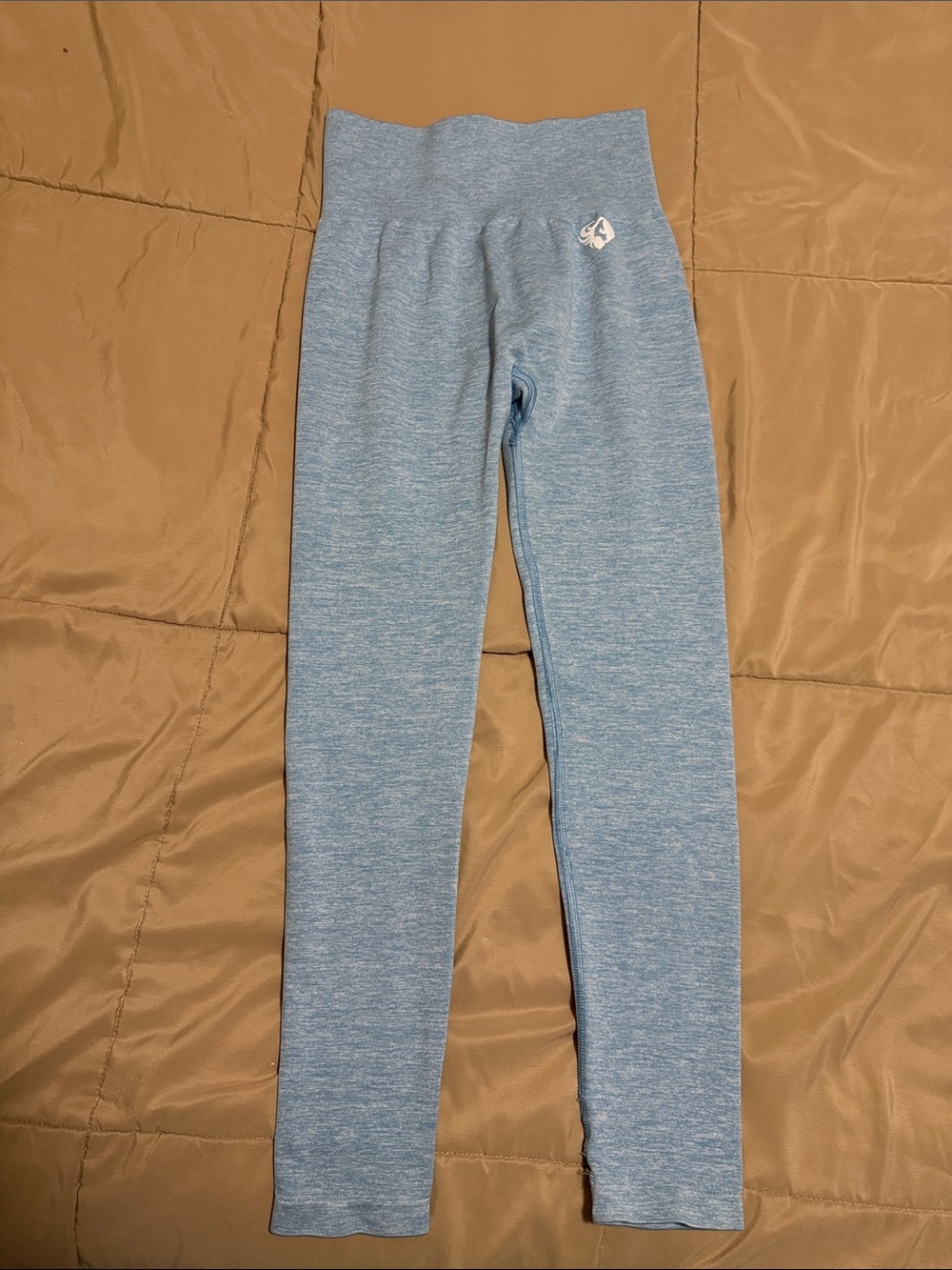 Seamless Women’s Best Small Light Blue Heather High-Rise Leggings